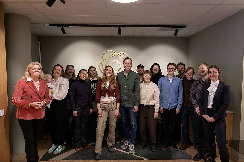 Greenpeace, Natur og Ungdom, de individuelle saksøkerne og advokatene samlet 28. oktober, da dommen fra Den europeiske menneskerettighetsdomstolen (EMD) i Strasbourg kom.