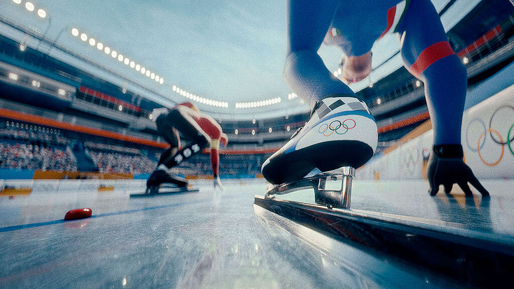 Oljegiganten Eni smelter snøen vi konkurrerer på. Ikke la dem bruke vinter-OL til å grønnvaske ødeleggelsene. Vinteren trenger din stemme: Signer oppropet og krev at IOC kaster olja ut av idretten nå!