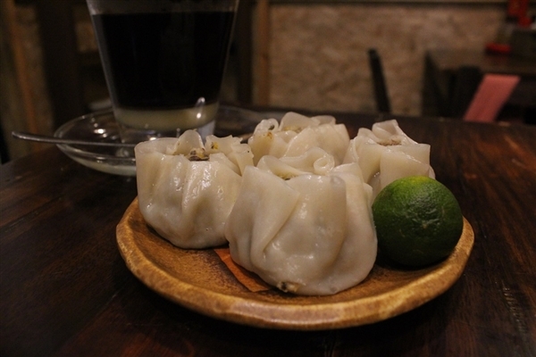 Mushroom siomai at Wabi-Sabi
