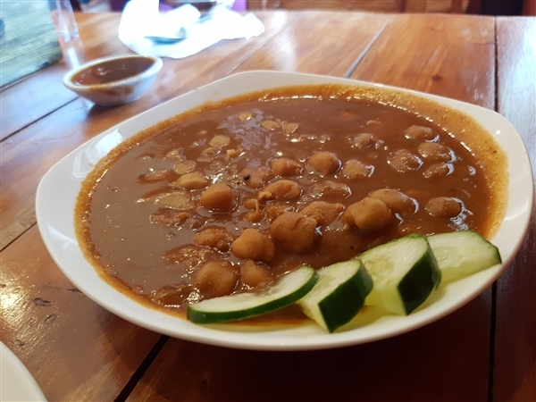 Chana masala at Little India