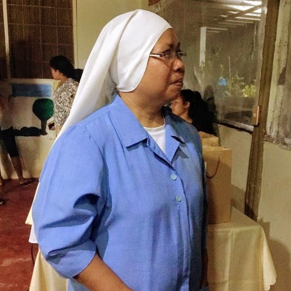 Sister Helen Mackabingkel of Nazareth Farm. © Greenpeace / Amrekha Sharma