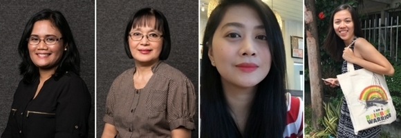 Atty. Zelda, Atty. Gerthie, Atty. Hasminah, Niq