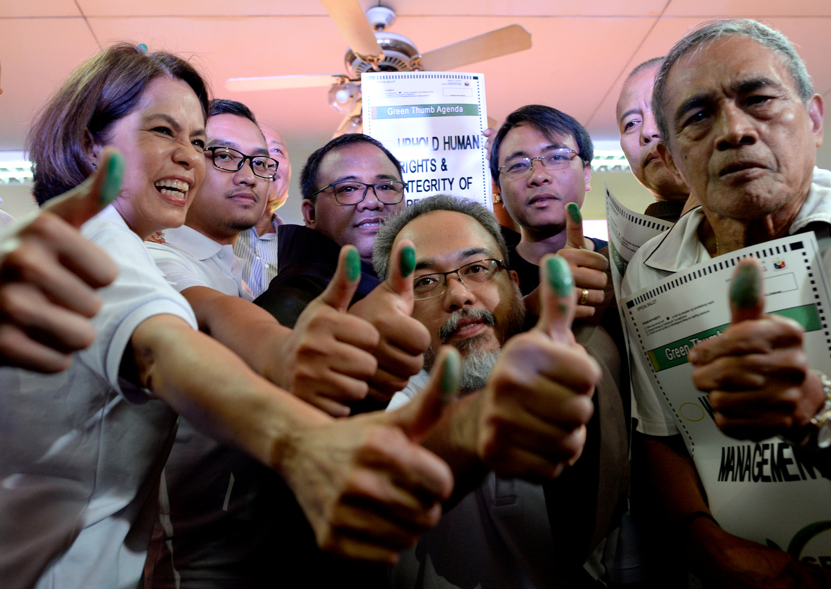 Green Thumb Coalition for Presidential Elections in The Philippines. © Noel Celis / Greenpeace