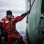 The Filipino chasing oil rigs at sea
