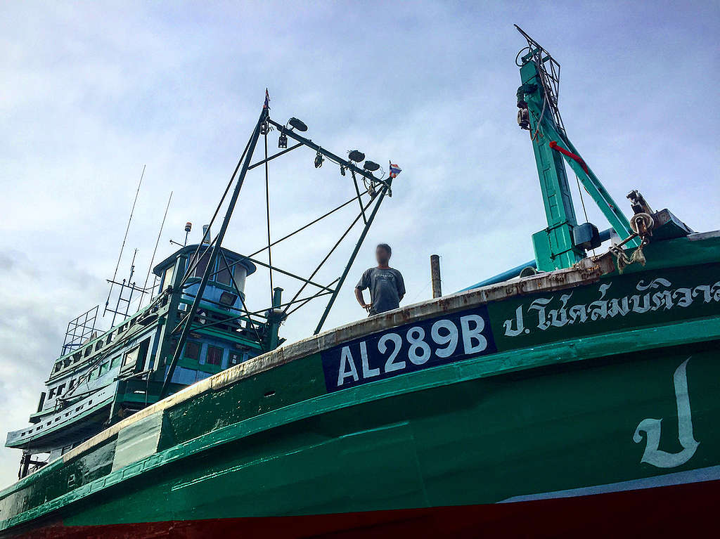 Purse Seiner in Thailand. © Biel Calderon / Greenpeace