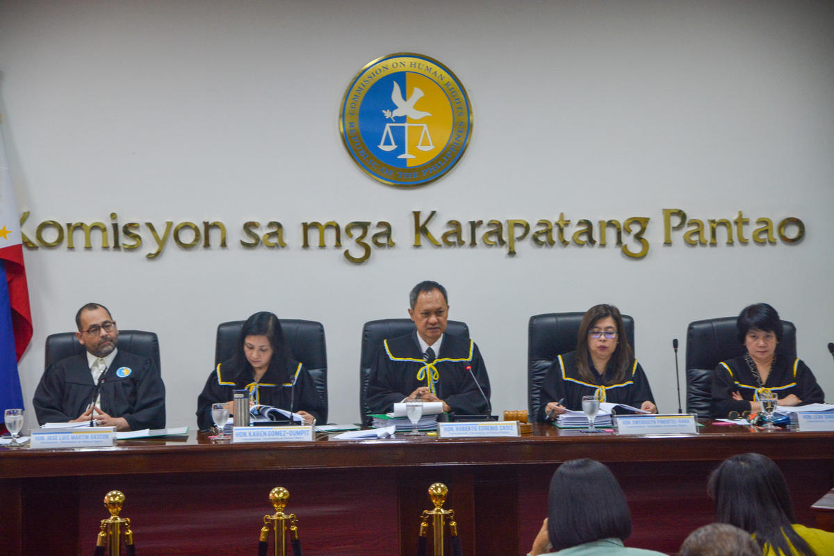 CHR Inquiry on Climate Change in the Philippines. © Roy Lagarde / Greenpeace