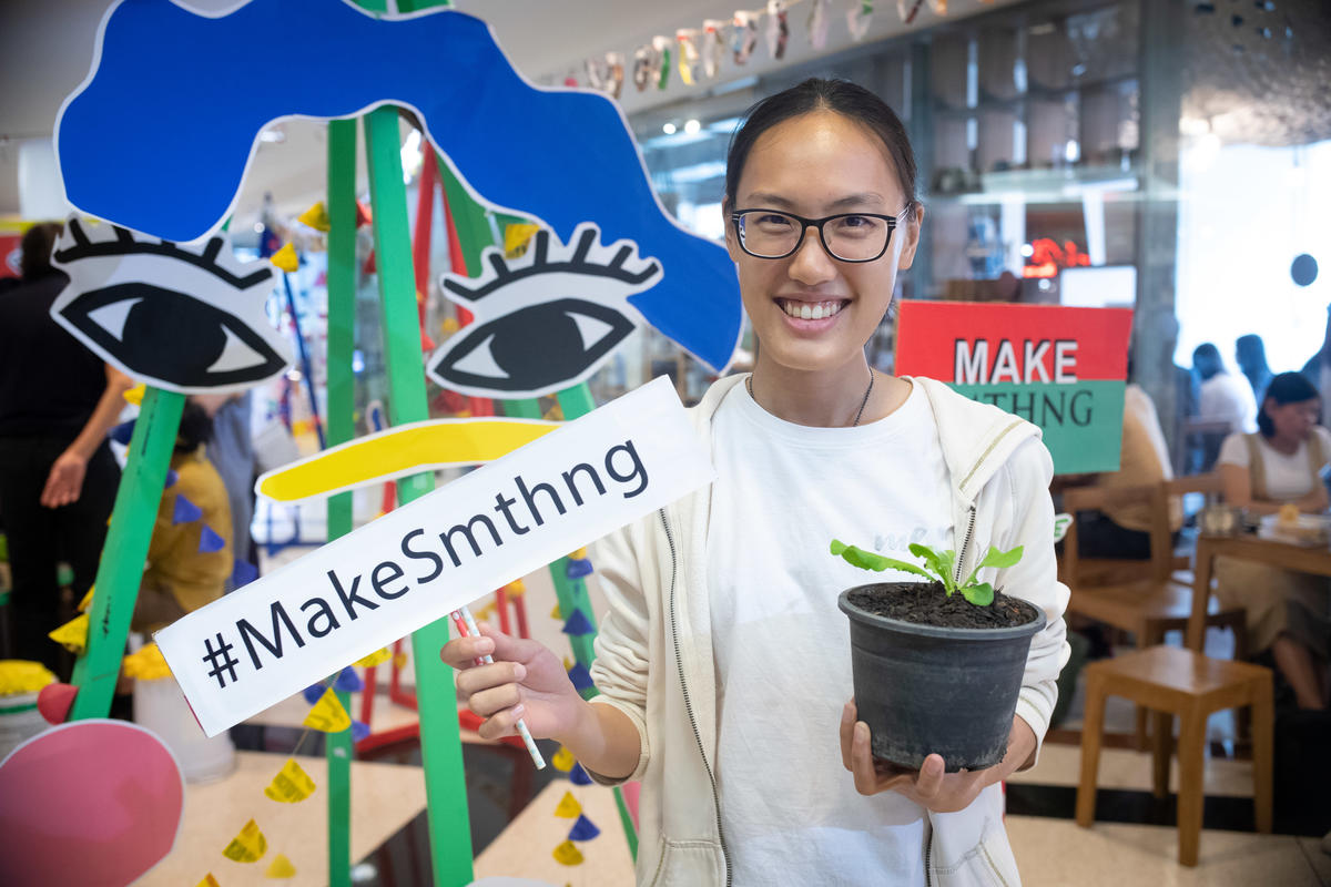 MAKE SMTHNG Week Event in Bangkok. © Wason Wanichakorn / Greenpeace MAKE SMTHNG Week Event in Bangkok. © Wason Wanichakorn / Greenpeace