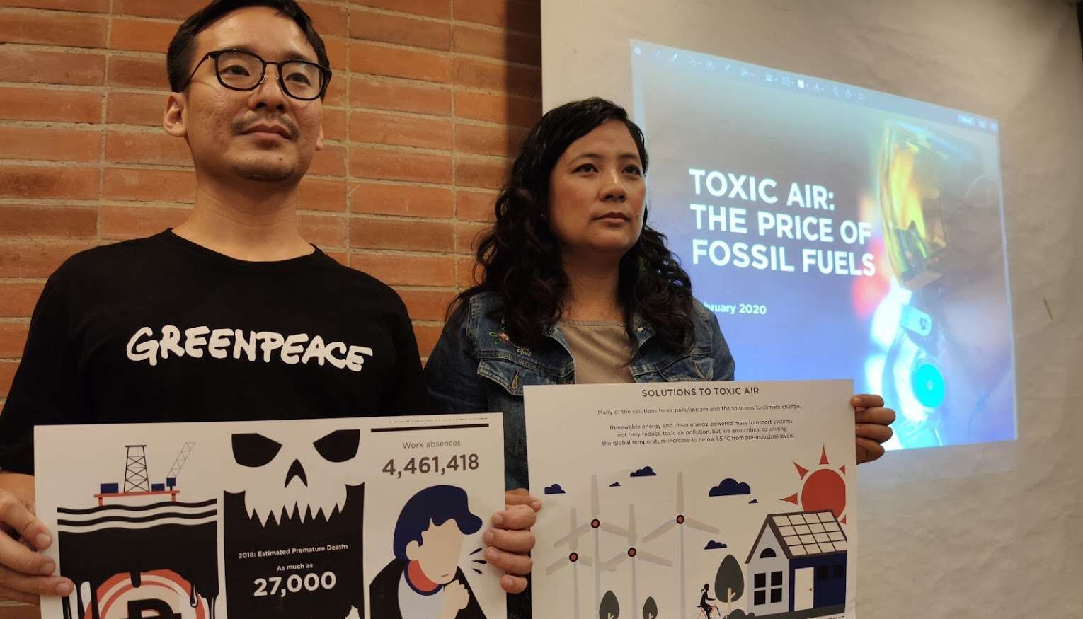 Toxic Air Press Conference in Quezon City, Metro Manila