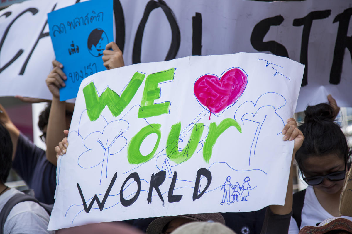 Fridays for Future Student Protest in Bangkok. Biel Calderon / Greenpeace