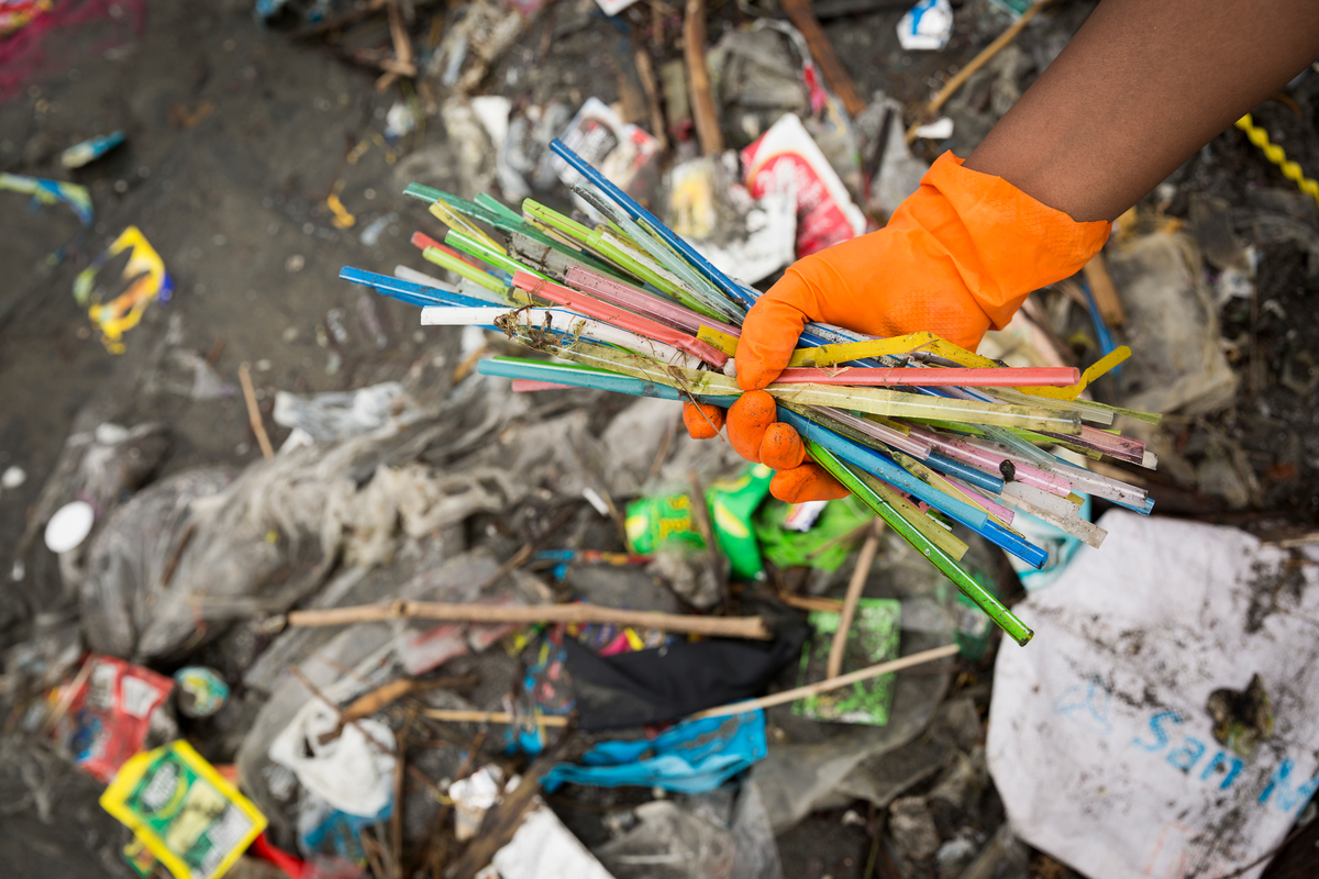 Freedom Island Waste Clean-up and Brand Audit in the Philippines. © Daniel Müller / Greenpeace