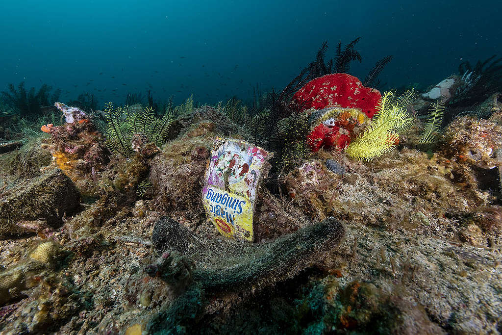 Plastic Waste in Verde Island, Philippines. © Noel Guevara / Greenpeace