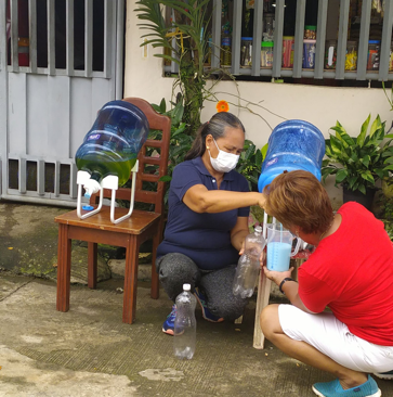 Community refilling station of Women’s Association in Purok Onse, Davao City Community refilling station of Women’s Association in Purok Onse, Davao City