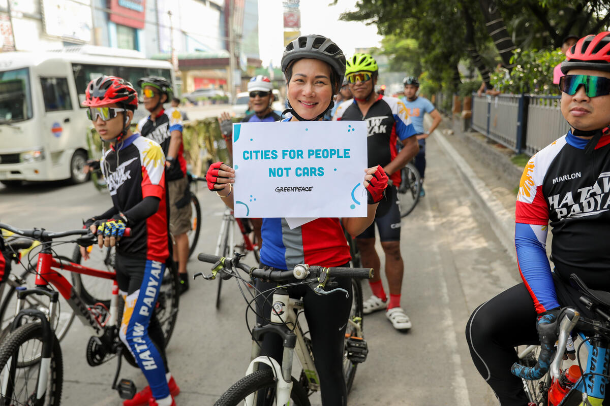 Mobility Week in Malabon. Mobility Week in Malabon. © Basilio Sepe / Greenpeace