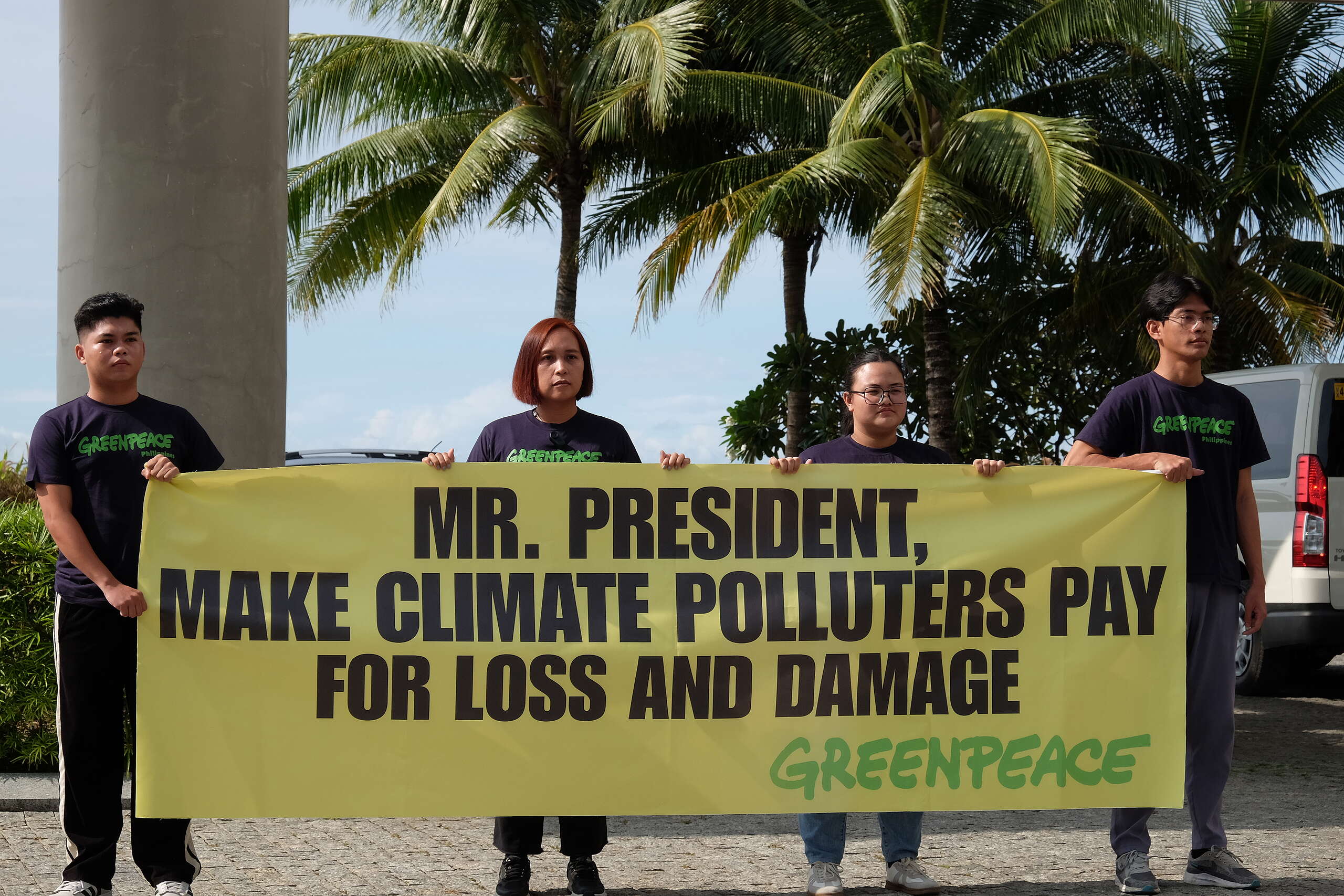 Greenpeace at Loss and Damage meeting: PBBM, make climate polluters pay!