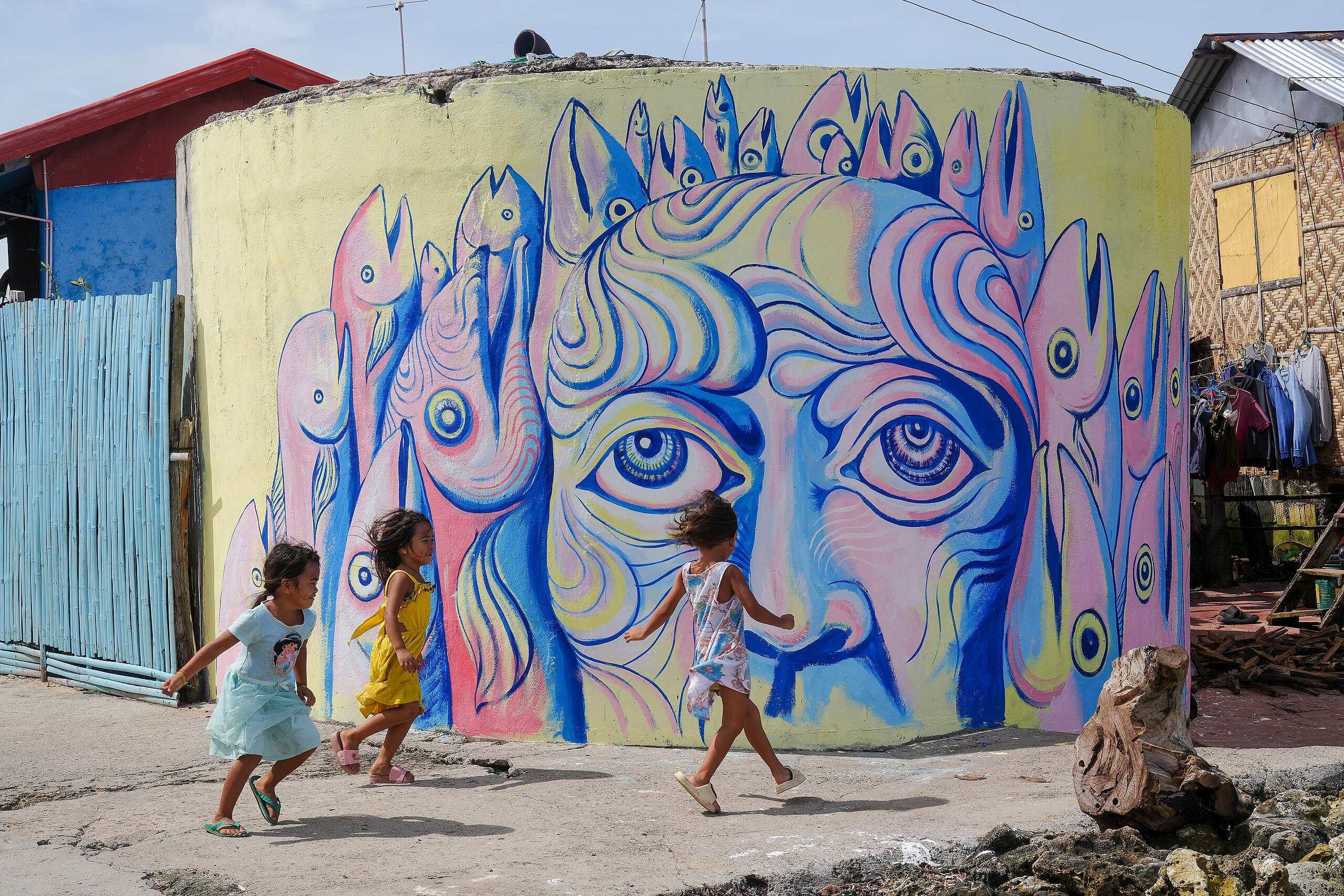 Art as resistance: Climate survivors, Leeroy New, unveil Odette anniversary installation in Bohol