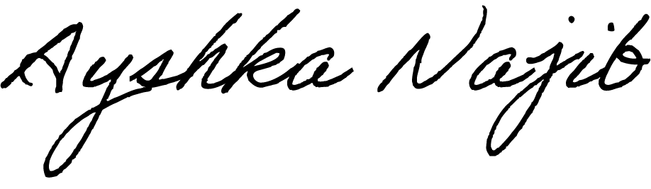 Aysheka Najib Signature