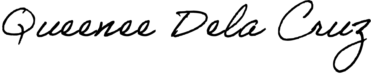 Queenee Dela Cruz Signature