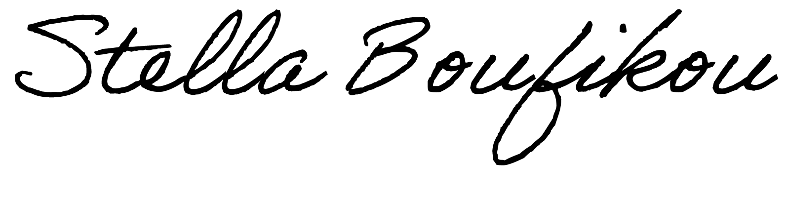 Stella Boufikou Signature