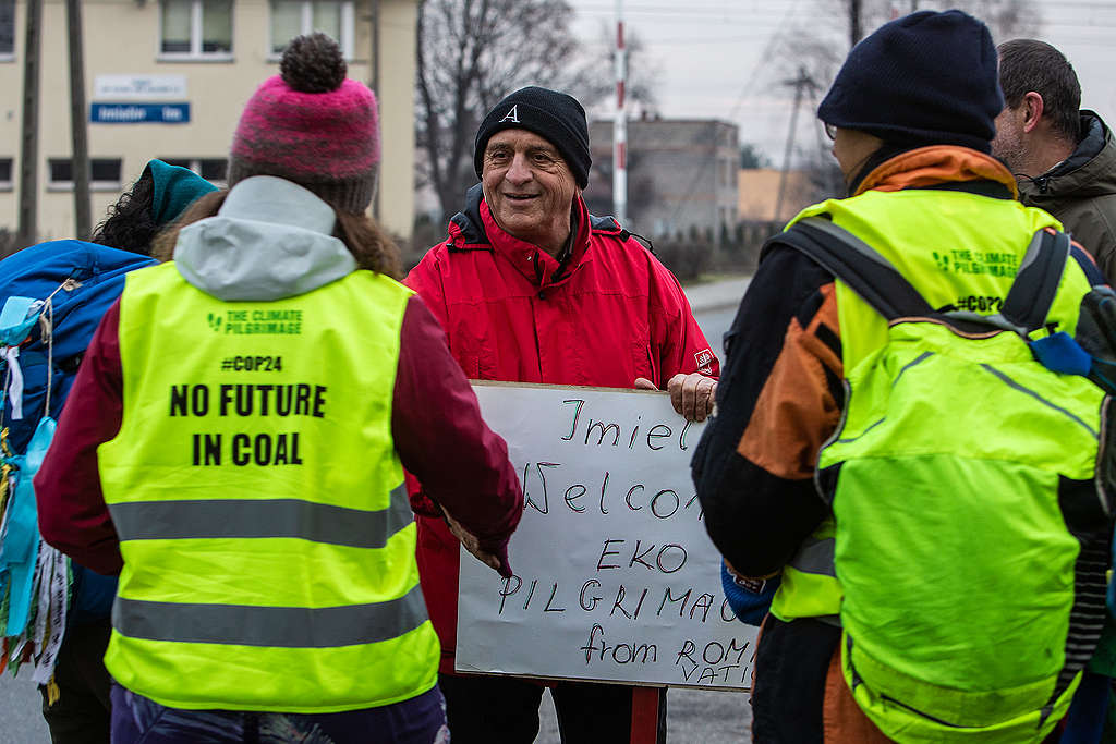 Klimatyczna pielgrzymka z Watykanu na COP24 w Imielinie