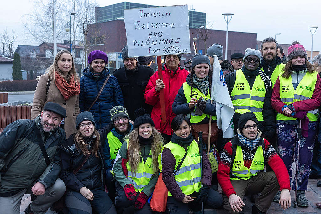 Klimatyczna pielgrzymka z Watykanu na COP24 w Imielinie