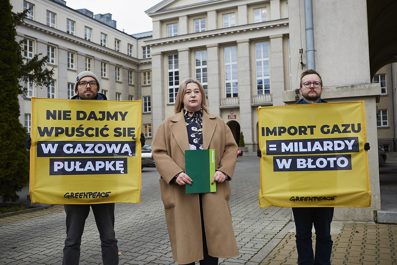 Stop gazowej samowoli. Greenpeace zawiadamia NIK