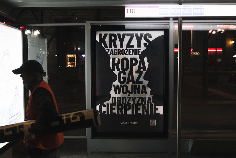 „Ropa i gaz to wojna” – Greenpeace piętnuje Trumpa i Putina