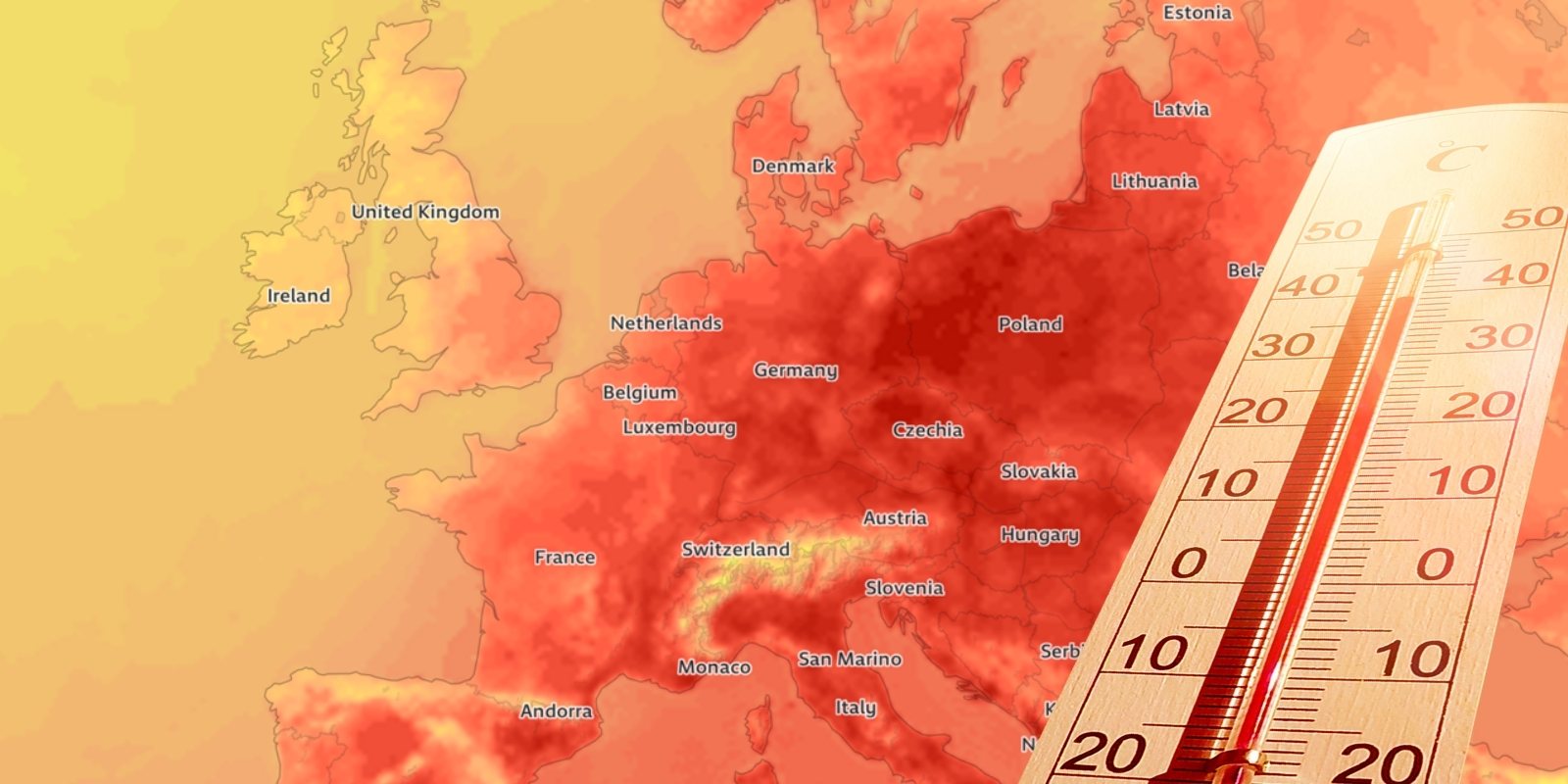 Ekstremalne temperatury w Europie