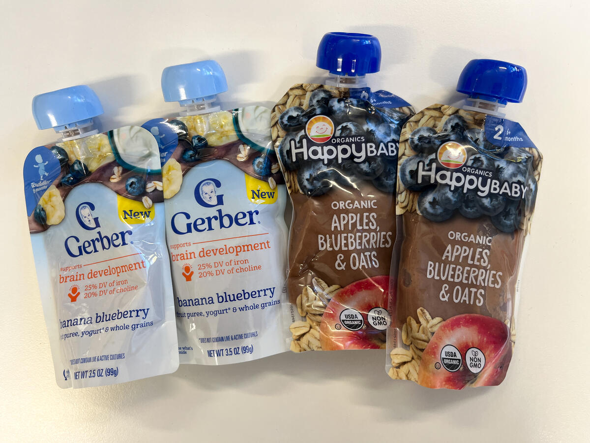 Mikroplastik w saszetkach dla dzieci