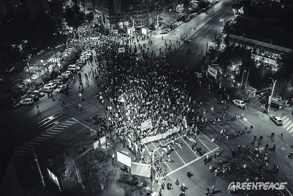 protest Roșia Montană