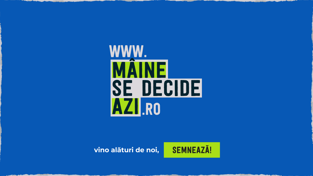 Mâine se decide azi! Mâine se decide azi!