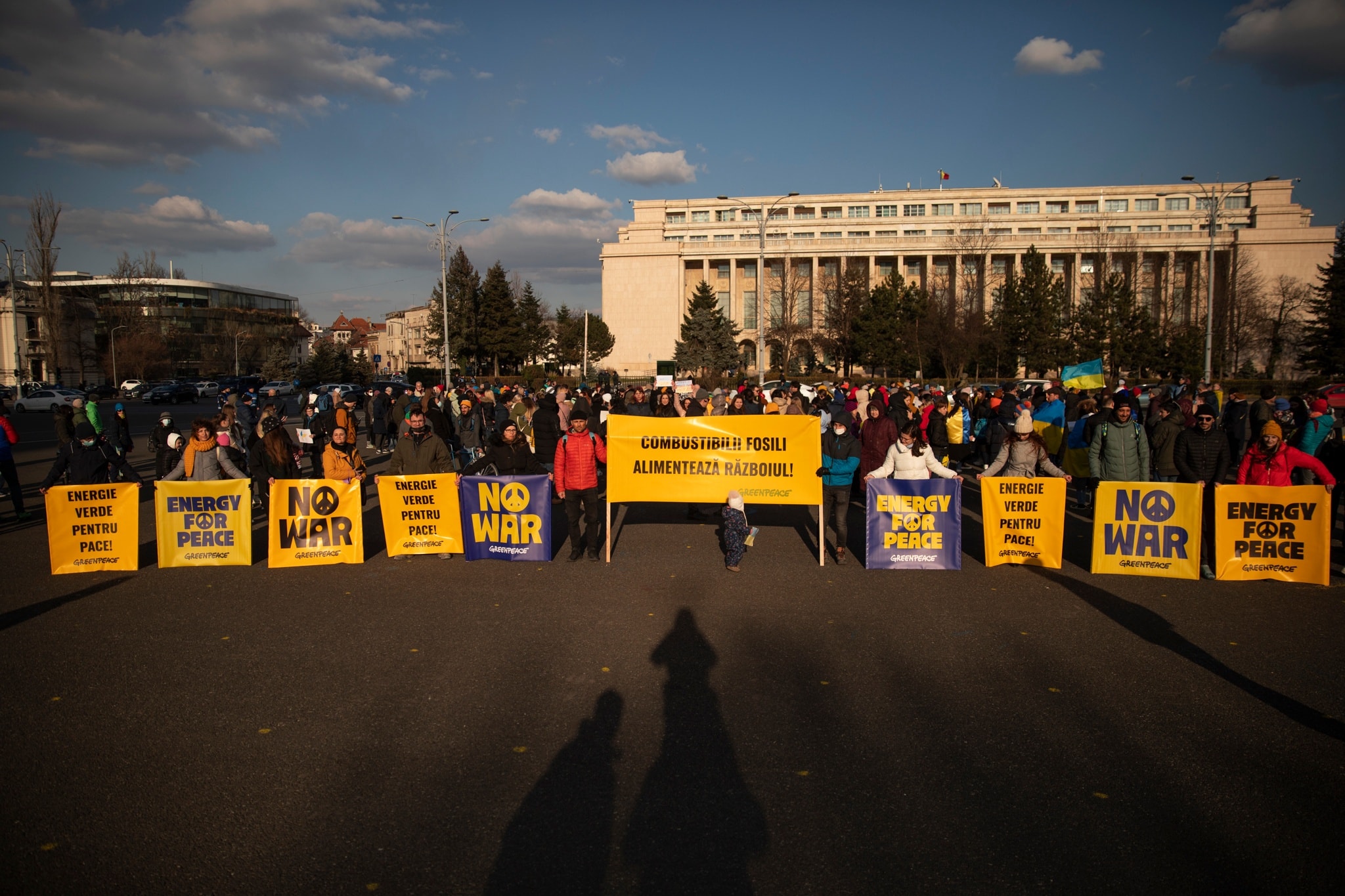 STOP THE WAR - Suntem în stradă pentru pace. București, martie 2022