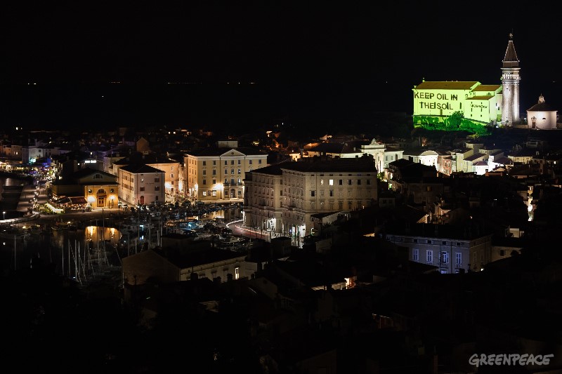 Pustimo nafto v tleh! (c) Mitja Kobal / Greenpeace