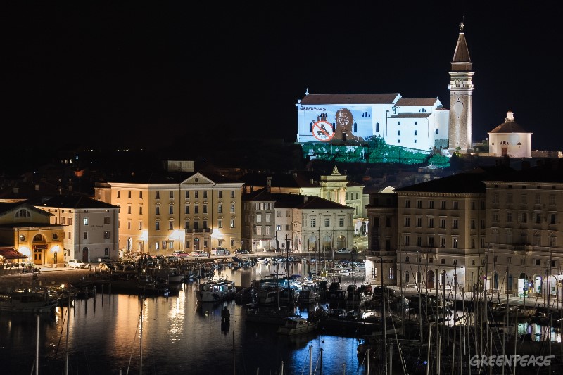Ne naftni avanturi na Jadranu! (c) Mitja Kobal / Greenpeace