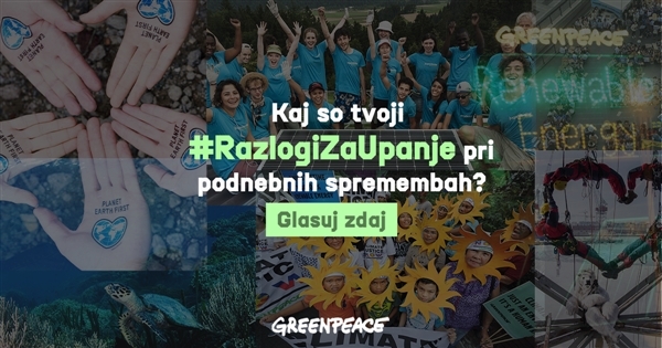 Kaj so tvoji razlogi za upanje?