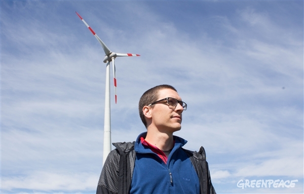 Zastopnik za energetsko politiko pri Greenpeace Slovenija, dr. Dejan Savić. (c) Greenpeace.