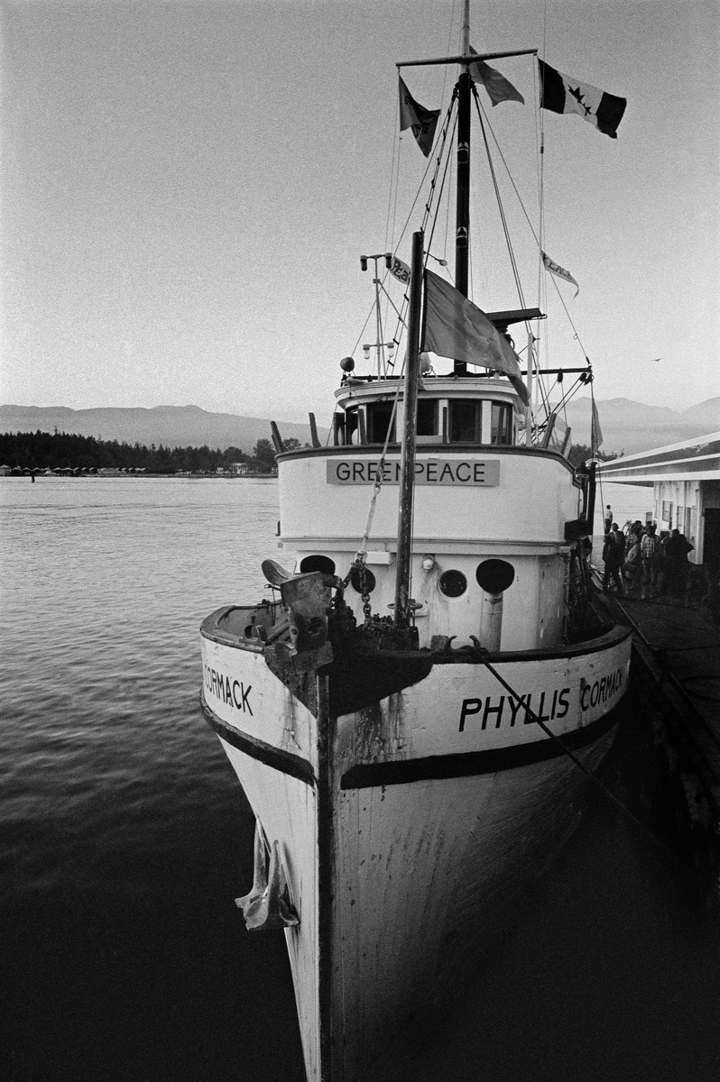 The Phyllis Cormack - Greenpeace to Amchitka Voyage Documentation (Vancouver to Amchitka: 1971). © Greenpeace / Robert Keziere