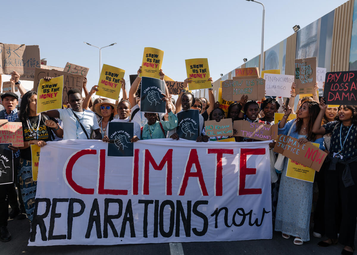 Climate Strike at COP27.