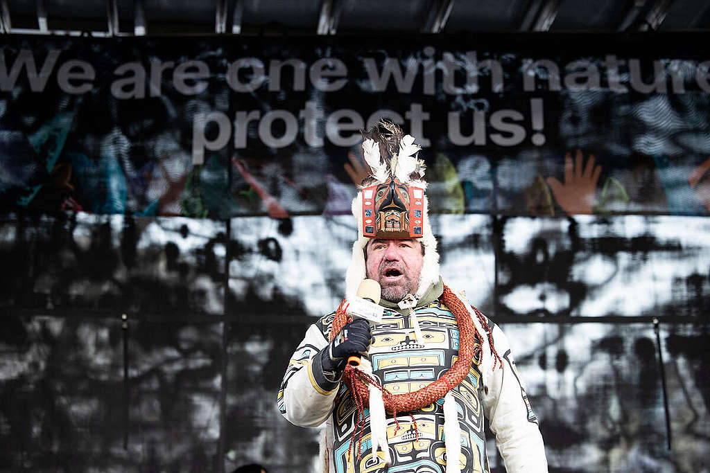 Great March led by Indigenous leaders for Biodiversity and Human Rights during COP15. Great March led by Indigenous leaders for Biodiversity and Human Rights during COP15.