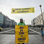 Action at Central European Energy Conference in Bratislava, Slovakia.