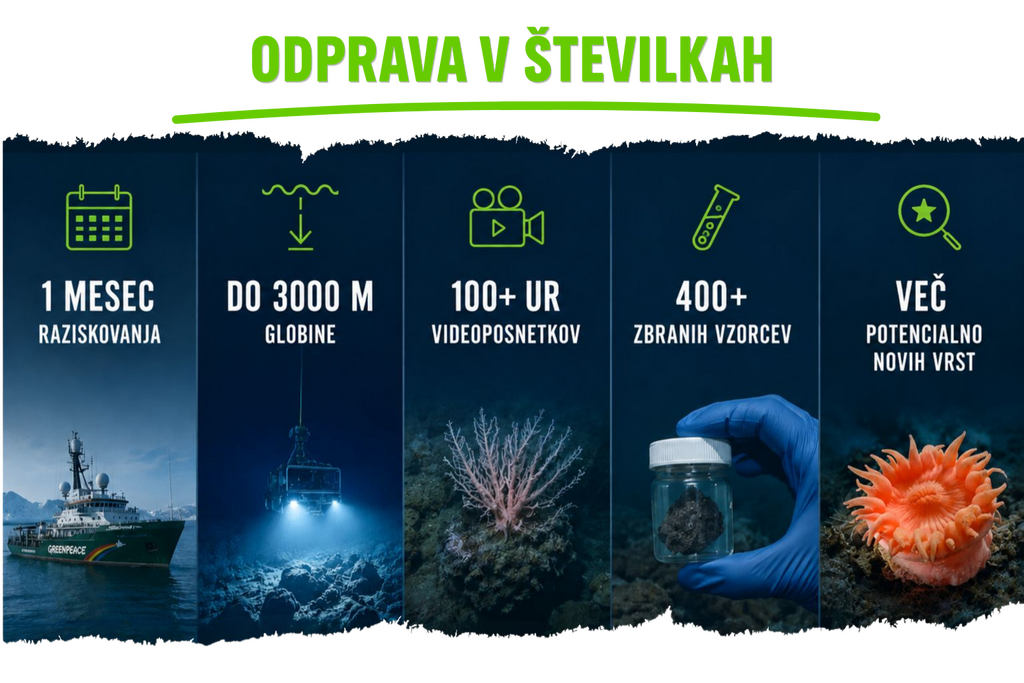 Deep Arctic v številkah