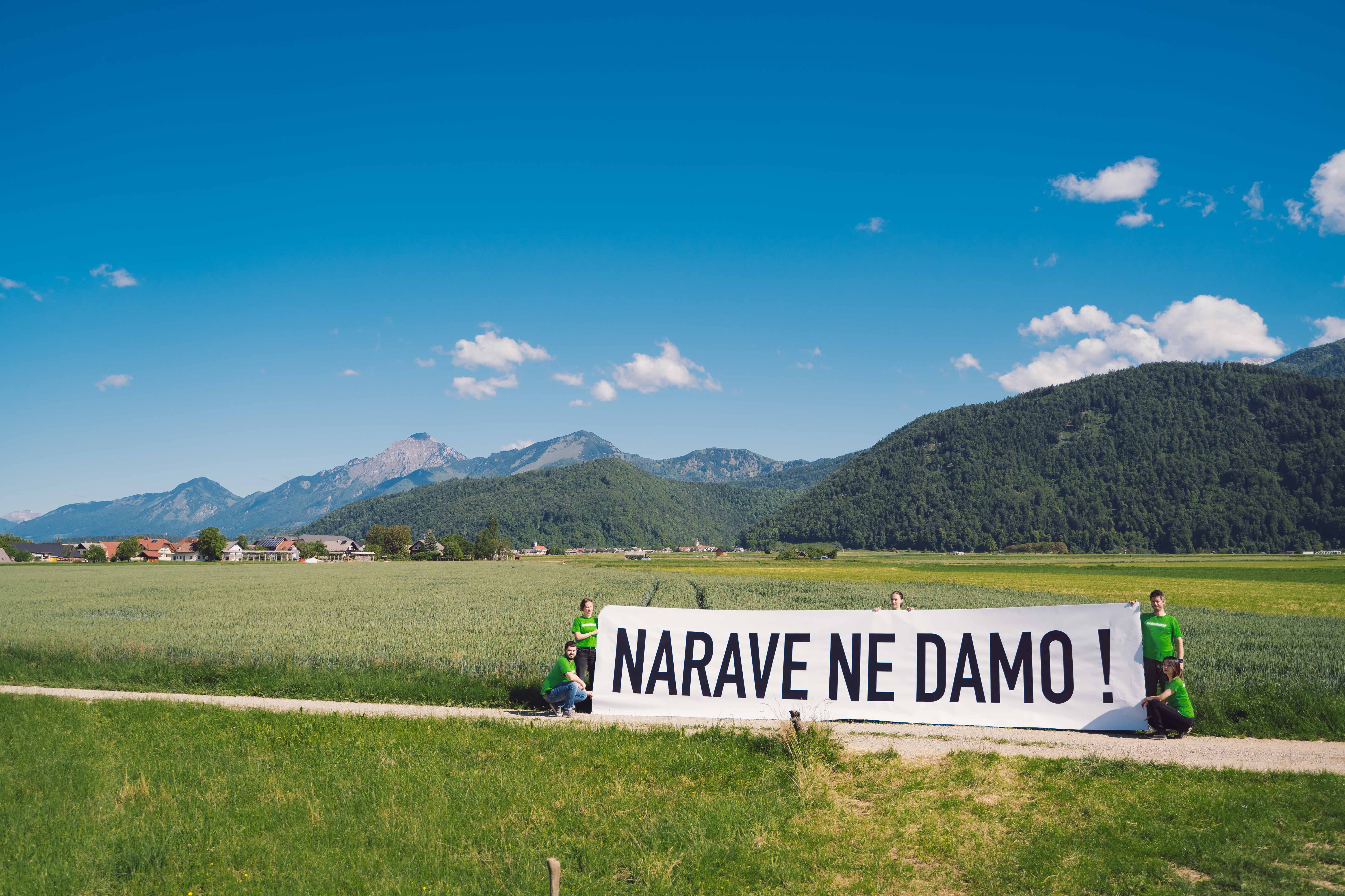 Narave ne damo! (c) Creative Jungle / Greenpeace.