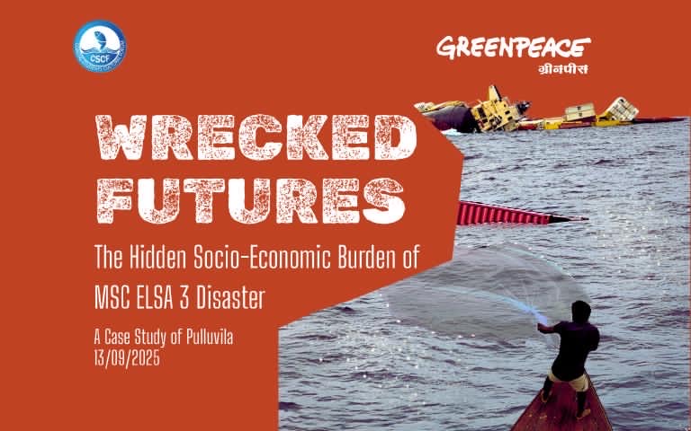 MSC ELSA 3 Shipwreck Pushes Kerala Fishers Into Debt and Distress, Reveals Greenpeace India report