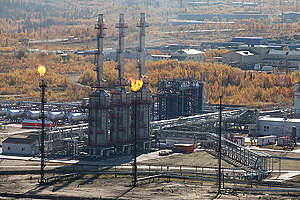 Oil Pollution Documentation in Komi Republic Russia. © Daniel Müller / Greenpeace