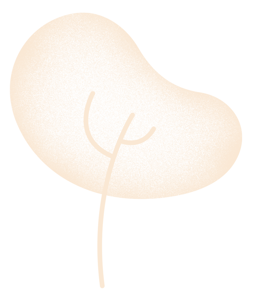 Illustration of a tree in pale tan