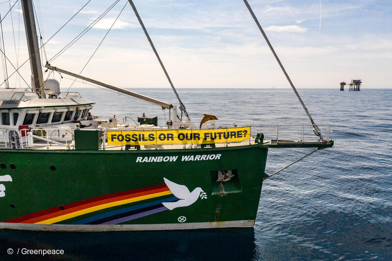 Greenpeace båt Rainbow warrior