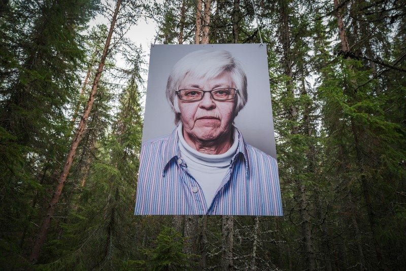 Porträtt i skogen