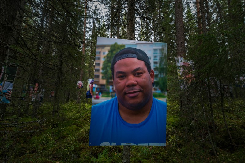 Porträtt i skogen