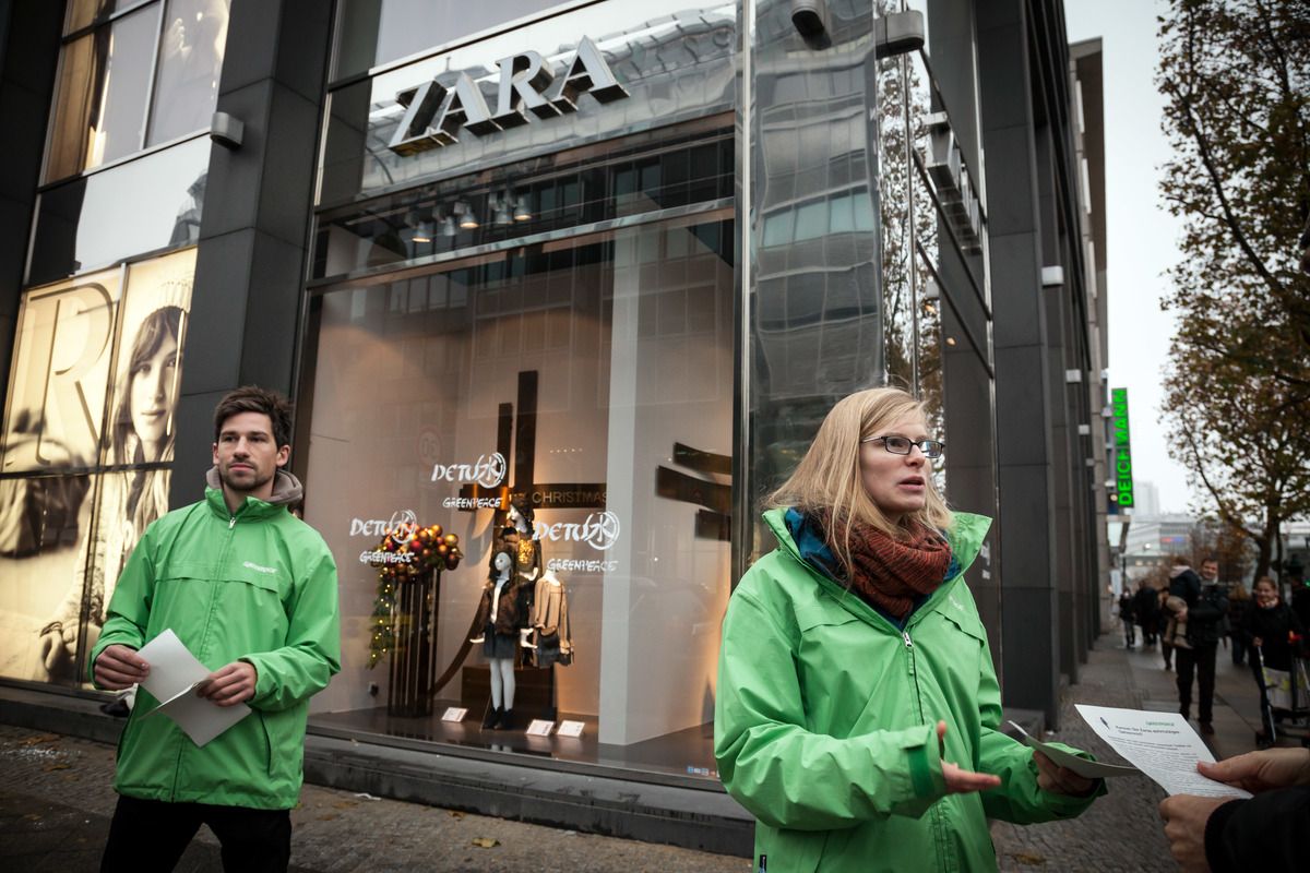 Zara 'Detox' Day of Action in Berlin. © Gordon Welters