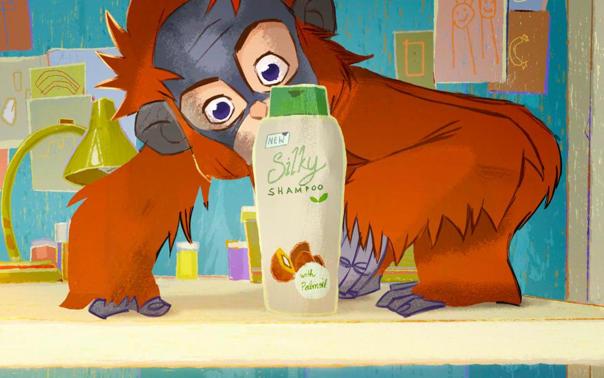 Still from "There's a Rang-tan in My Bedroom" Animation.