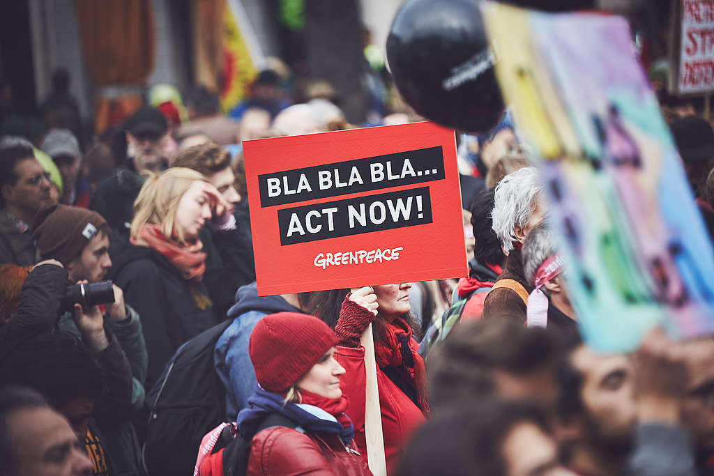 Climate March at the UN Climate Conference COP23 in Bonn. © Greenpeace